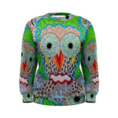 Cosmic Owl Women s Sweatshirt