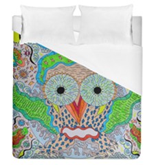 Cosmic Owl Duvet Cover (Queen Size)