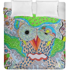 Cosmic Owl Duvet Cover Double Side (King Size)