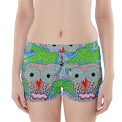 Cosmic Owl Boyleg Bikini Wrap Bottoms