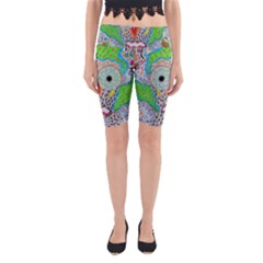 Cosmic Owl Yoga Cropped Leggings