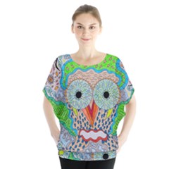 Cosmic Owl Blouse