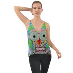 Cosmic Owl Chiffon Cami