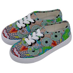 Cosmic Owl Kids  Classic Low Top Sneakers