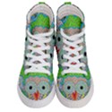 Cosmic Owl Men s Hi-Top Skate Sneakers View1