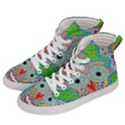 Cosmic Owl Men s Hi-Top Skate Sneakers View2