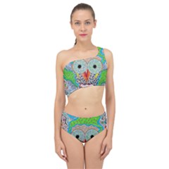 Cosmic Owl Spliced Up Two Piece Swimsuit by chellerayartisans