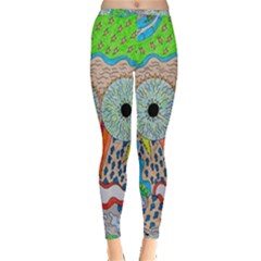 Cosmic Owl Inside Out Leggings