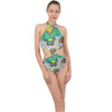 Cosmic Coocoobird Halter Side Cut Swimsuit View1