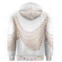 Indiahandycrfats women Fashion White Dupatta with Multicolour Pompom all four sides for Girls/women Men s Pullover Hoodie View2