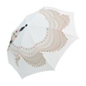 Indiahandycrfats women Fashion White Dupatta with Multicolour Pompom all four sides for Girls/women Folding Umbrellas View2