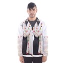 Indiahandycrfats women Fashion White Dupatta with Multicolour Pompom all four sides for Girls/women Hooded Windbreaker (Men) View1