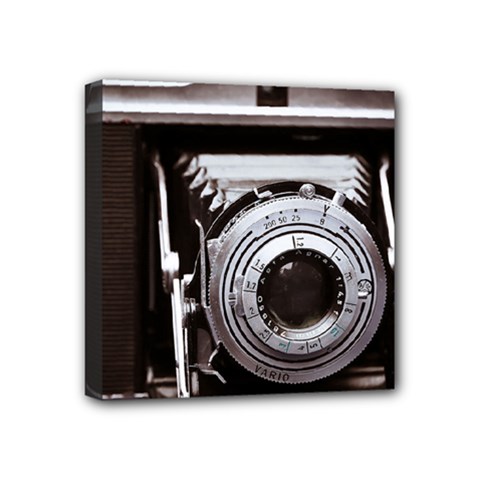 Vintage Camera Mini Canvas 4  X 4  (stretched) by snowwhitegirl