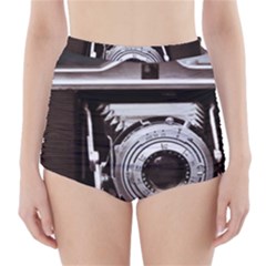 Vintage Camera High-waisted Bikini Bottoms by snowwhitegirl