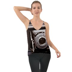 Vintage Camera Chiffon Cami by snowwhitegirl