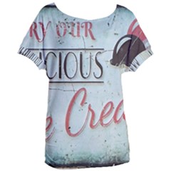 Delicious Ice Cream Women s Oversized Tee by snowwhitegirl