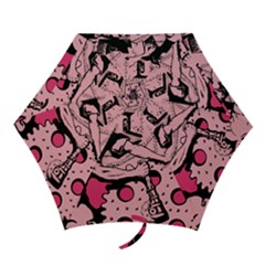 Working Woman Mini Folding Umbrellas by snowwhitegirl