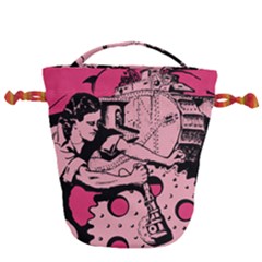 Working Woman Drawstring Bucket Bag by snowwhitegirl