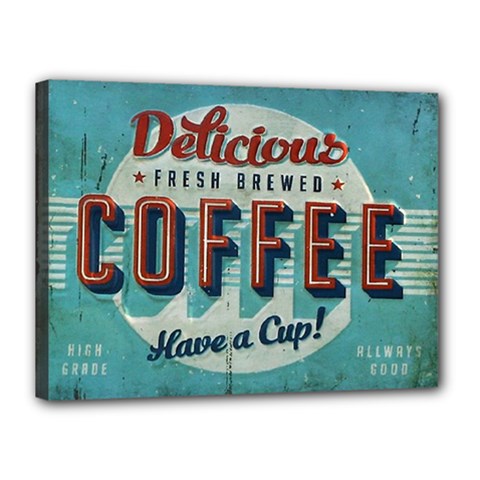 Delicious Coffee Canvas 16  X 12  (stretched) by snowwhitegirl