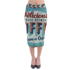 Delicious Coffee Midi Pencil Skirt by snowwhitegirl