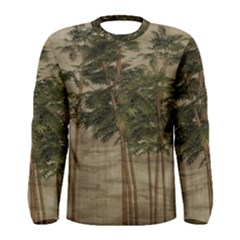 Vintage Bamboo Trees Men s Long Sleeve Tee