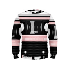 Pink Compact Cassette Kids  Sweatshirt by snowwhitegirl