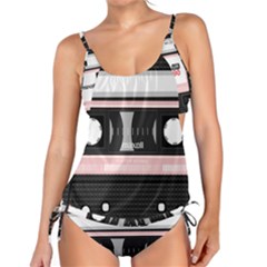 Pink Compact Cassette Tankini Set by snowwhitegirl