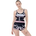 Pink Compact Cassette Boyleg Tankini Set  View1