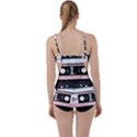 Pink Compact Cassette Boyleg Tankini Set  View2