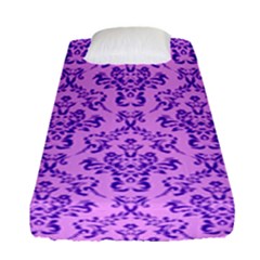 Victorian Violet Fitted Sheet (single Size) by snowwhitegirl