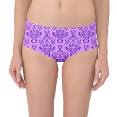 Victorian Violet Mid-waist Bikini Bottoms by snowwhitegirl