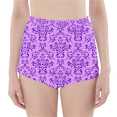 Victorian Violet High-waisted Bikini Bottoms by snowwhitegirl