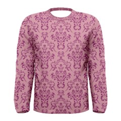 Victorian Pink Ornamental Men s Long Sleeve Tee by snowwhitegirl