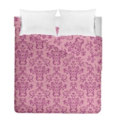 Victorian Pink Ornamental Duvet Cover Double Side (full/ Double Size) by snowwhitegirl