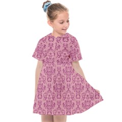 Victorian Pink Ornamental Kids  Sailor Dress by snowwhitegirl