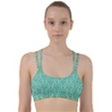 Victorian Teal Ornamental Line Them Up Sports Bra View1