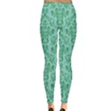 Victorian Teal Ornamental Inside Out Leggings View2