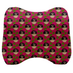 Frida Pink Velour Head Support Cushion by snowwhitegirl