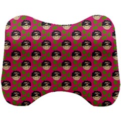 Frida Pink Head Support Cushion by snowwhitegirl