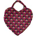 Frida Pink Giant Heart Shaped Tote View1