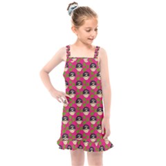 Frida Pink Kids  Overall Dress