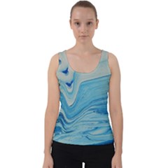 Space Bend Velvet Tank Top by WILLBIRDWELL