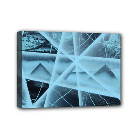 Pyramids Mini Canvas 7  X 5  (stretched) by WILLBIRDWELL