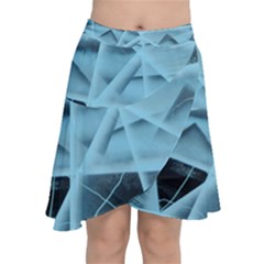 Pyramids Chiffon Wrap Front Skirt by WILLBIRDWELL