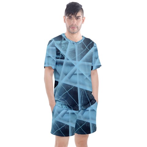 Pyramids Men s Mesh Tee And Shorts Set by WILLBIRDWELL