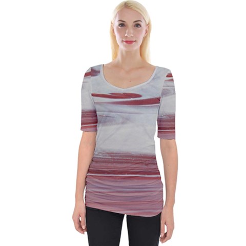 Mars Wide Neckline Tee by WILLBIRDWELL