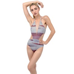 Mars Plunging Cut Out Swimsuit by WILLBIRDWELL