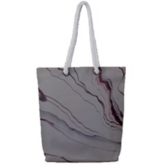 Wine 2 Full Print Rope Handle Tote (small) by WILLBIRDWELL