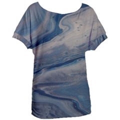 Blue Ice 2 Women s Oversized Tee by WILLBIRDWELL