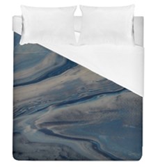 Blue Ice 2 Duvet Cover (queen Size) by WILLBIRDWELL